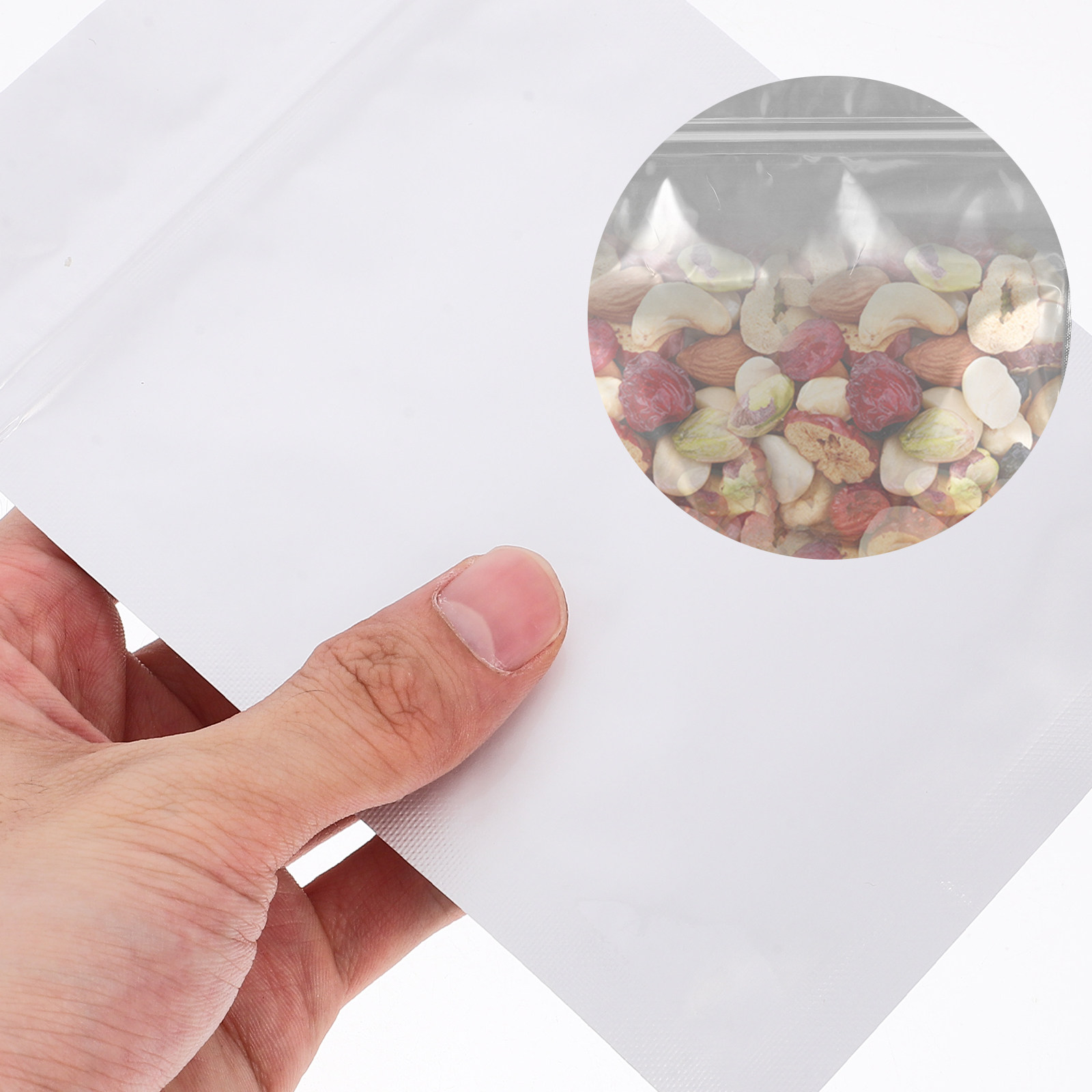 Food Storage Airtight - 50Pcs Airtight Resealable Bags Food Storage