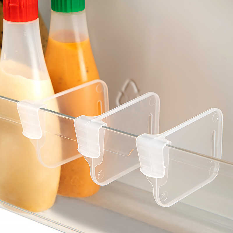 Food Storage Rack For Kitchen - Efficient Refrigerator Kitchen Organizer Shelf Storage