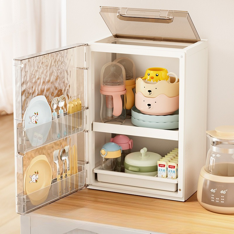 Food Storage Rack For Kitchen - Foldable Kitchen Tableware Rack, Baby Feeding