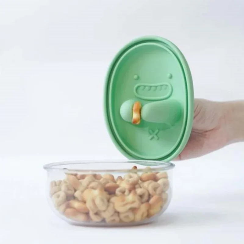 Food Storage Box Set - Hands-Free Snack Box, No Crumbs, Snack