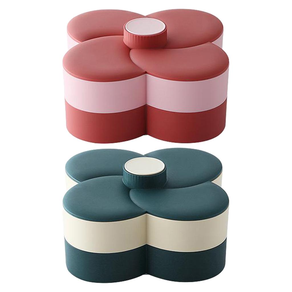 Food Storage Management - Flower Design Candy Trays with Cover