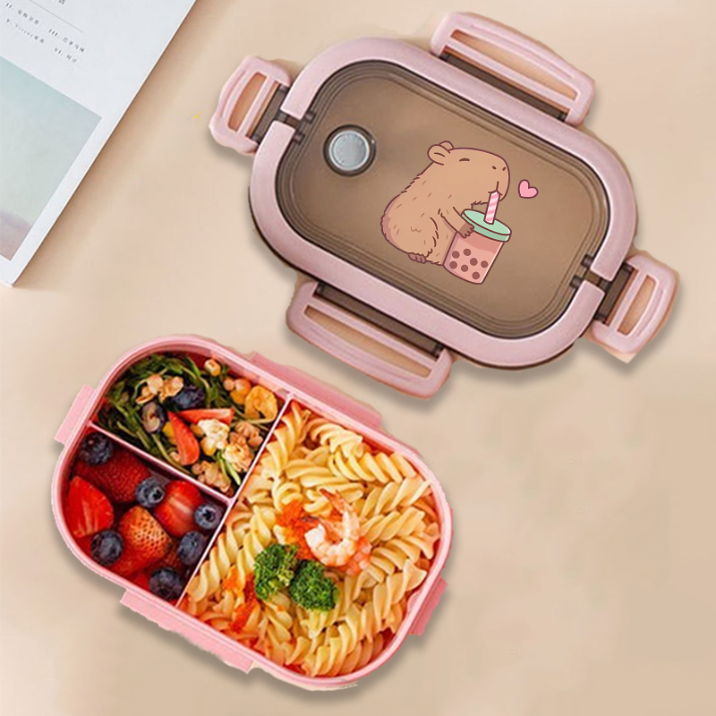 Food Storage In Room - Capybara Bento Lunch Box Anime Animals