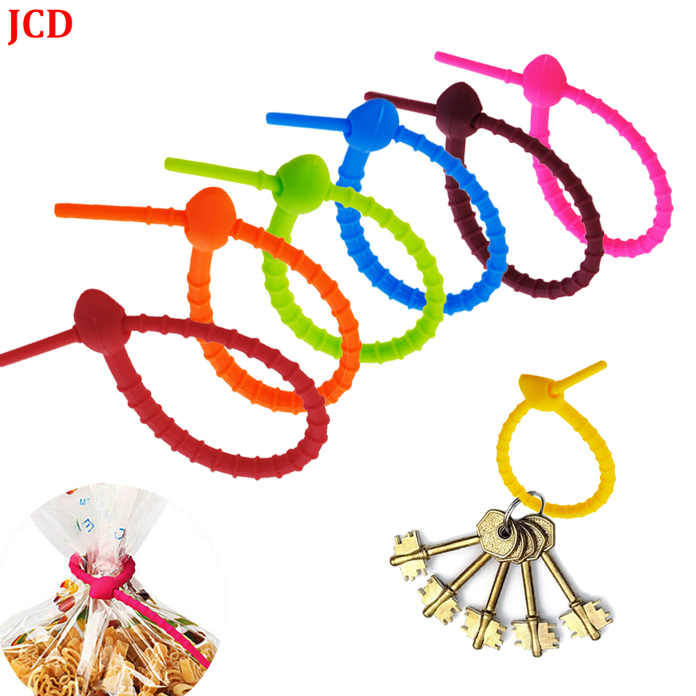 Food Storage Management - 1Pcs 18CM 7 Colors Silicone Tape