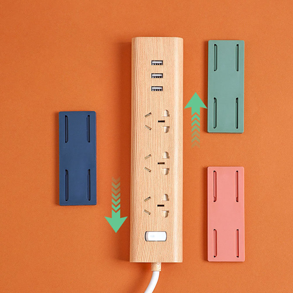Food Storage And Organizer - 4Pcs Adhesive Socket Holders Punch-Free Organizer