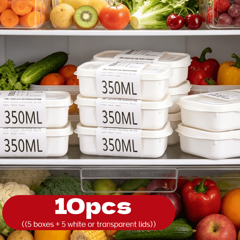 Food Storage Underground - 10Pcs Reusable Stackable Food Storage Box