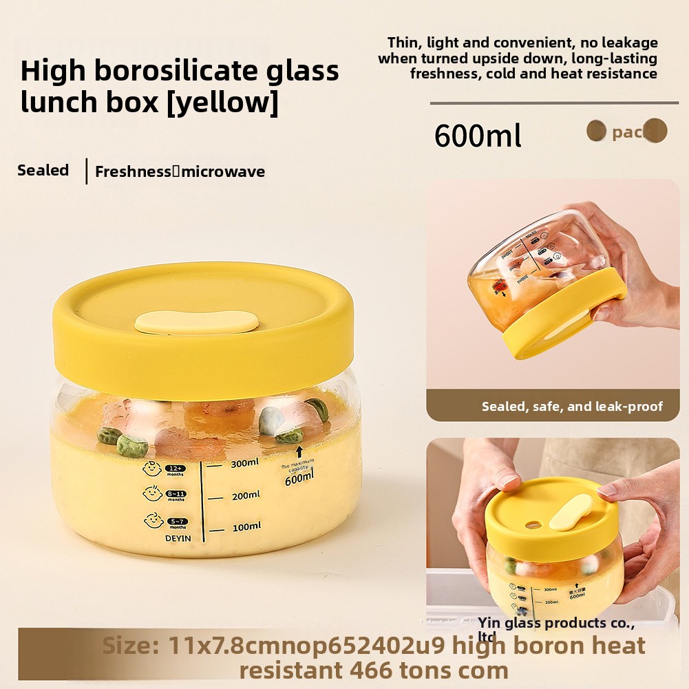 Food Storage Box Set - Glass Food Storage Container Airtight Leakproof