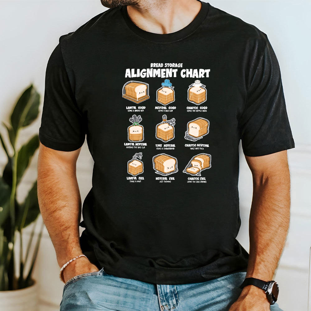 Cute Cartoon Grid Print T-Shir - огляд і ціна Food Storage Chart
