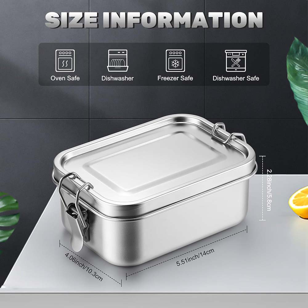 4Pcs Stainless Steel Bento Box - огляд і ціна Food Storage Underground