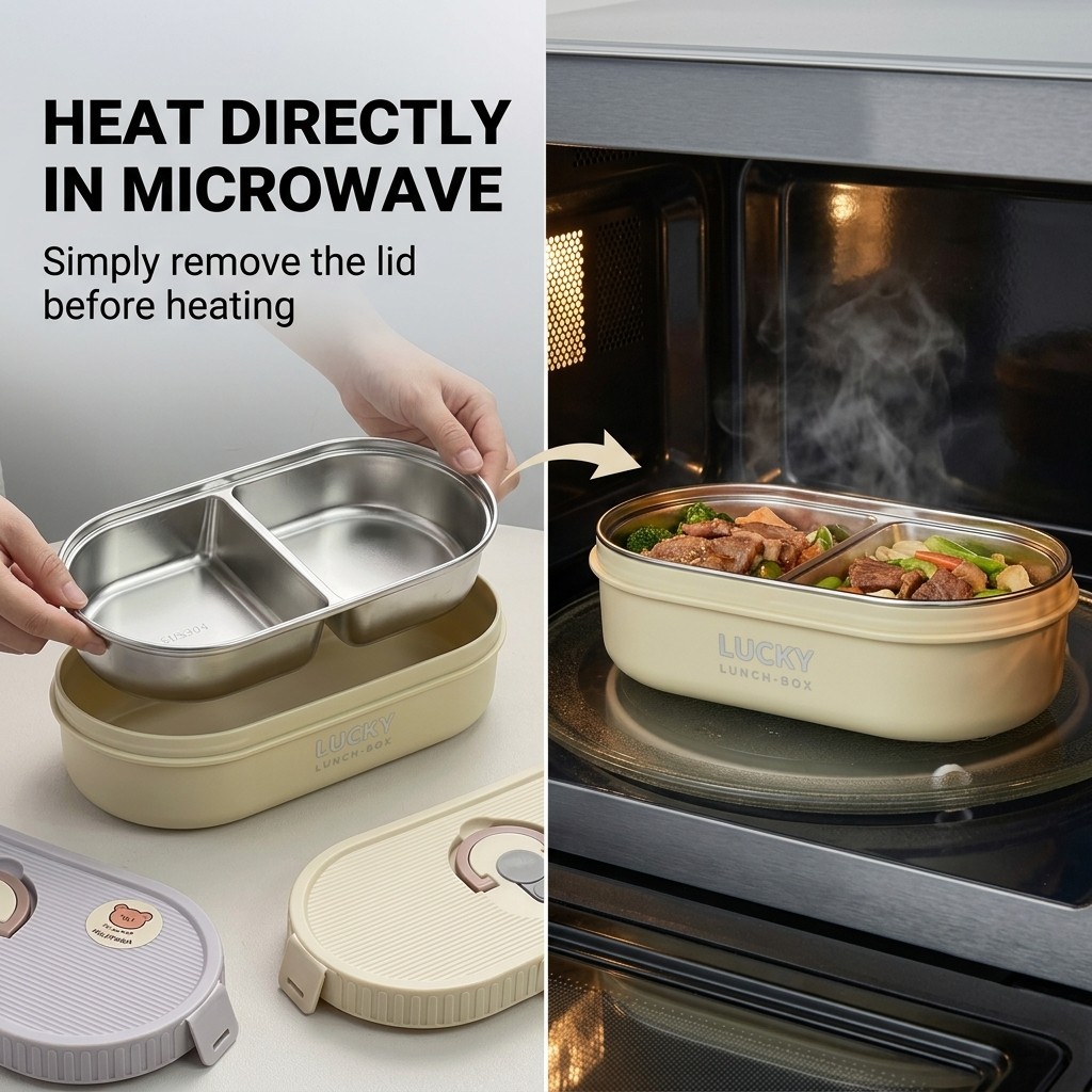 Microwave Safe Stainless Steel - огляд і ціна Food Storage 30 Years