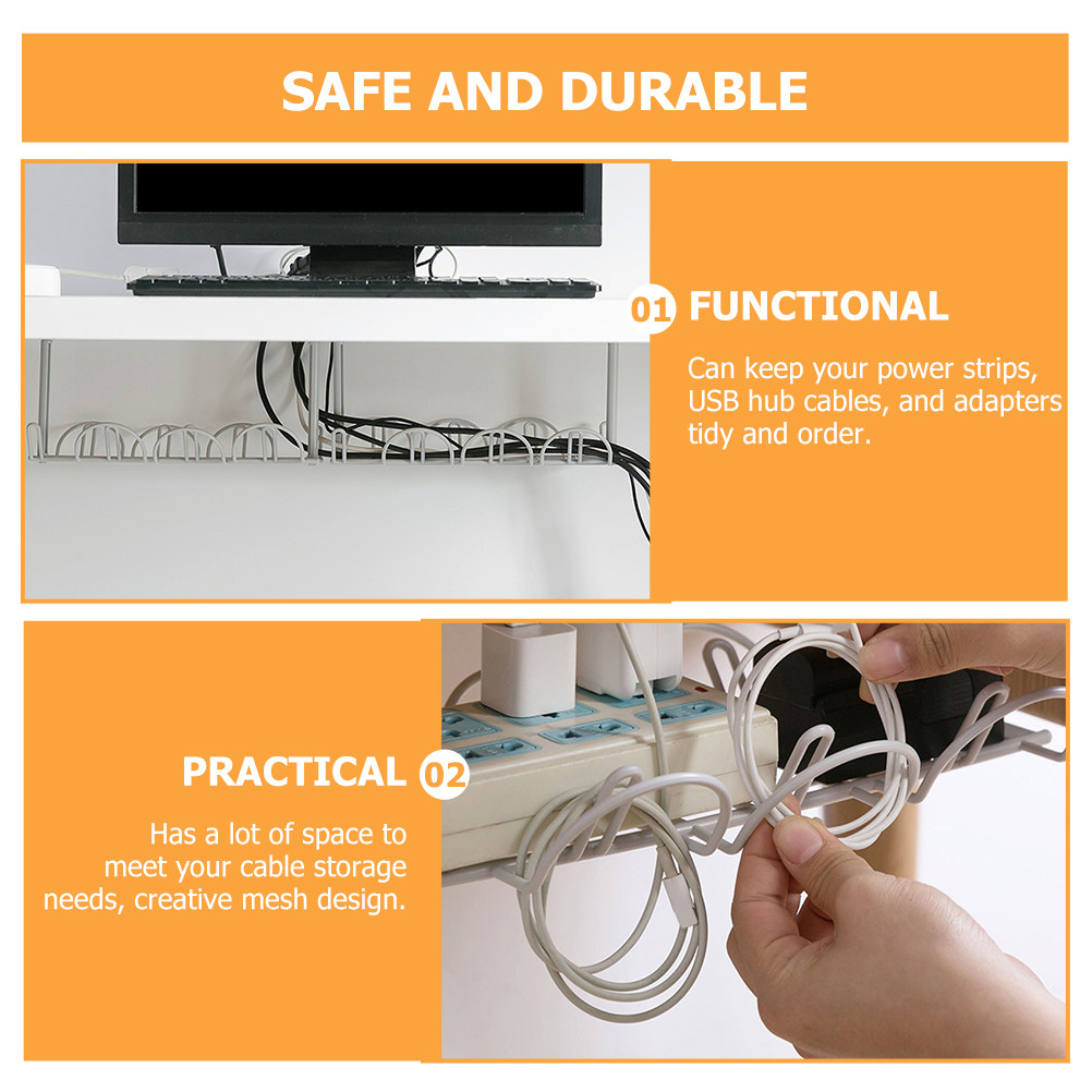 1Set Sturdy Metal Cable Manage - огляд і ціна Food Storage Management