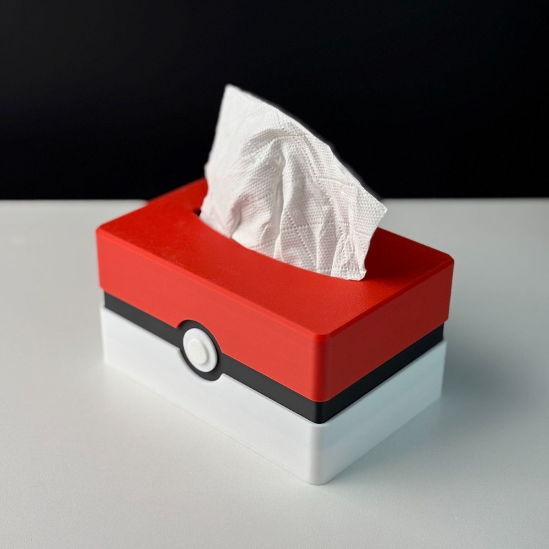 Cartoon Poke  Ball Tissue Box  - огляд і ціна Food Storage In Room