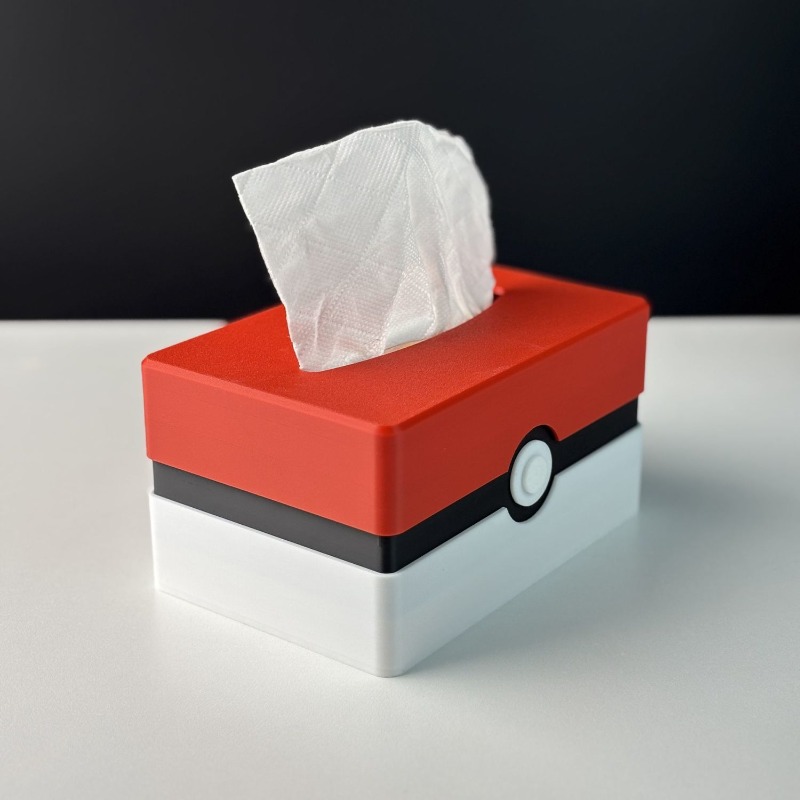 Cartoon Poke  Ball Tissue Box  - огляд і ціна Food Storage In Room