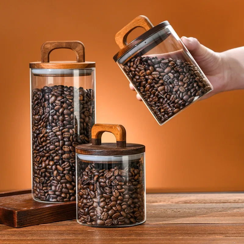 800-2100ml Wood Lid Glass Jar  - огляд і ціна Food Storage Lidl