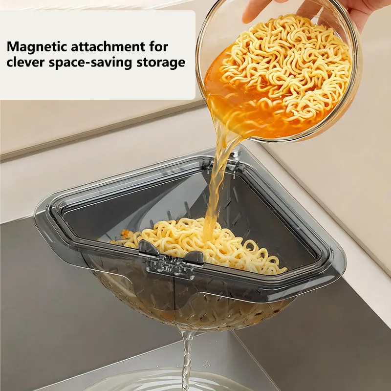 Magnetic Triangular Sink Drain - огляд і ціна Food Storage Rack For Kitchen