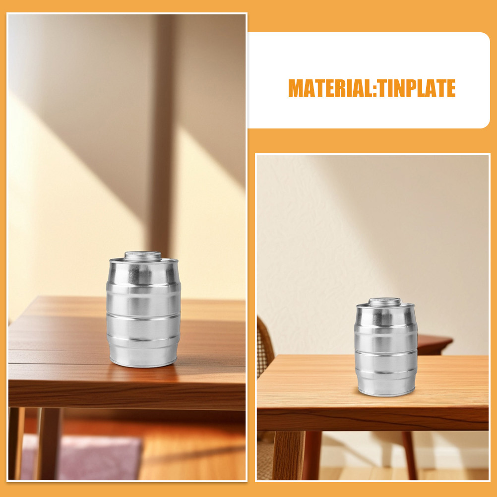 Wine Barrel Shaped Tinplate Co - огляд і ціна Food Storage Airtight