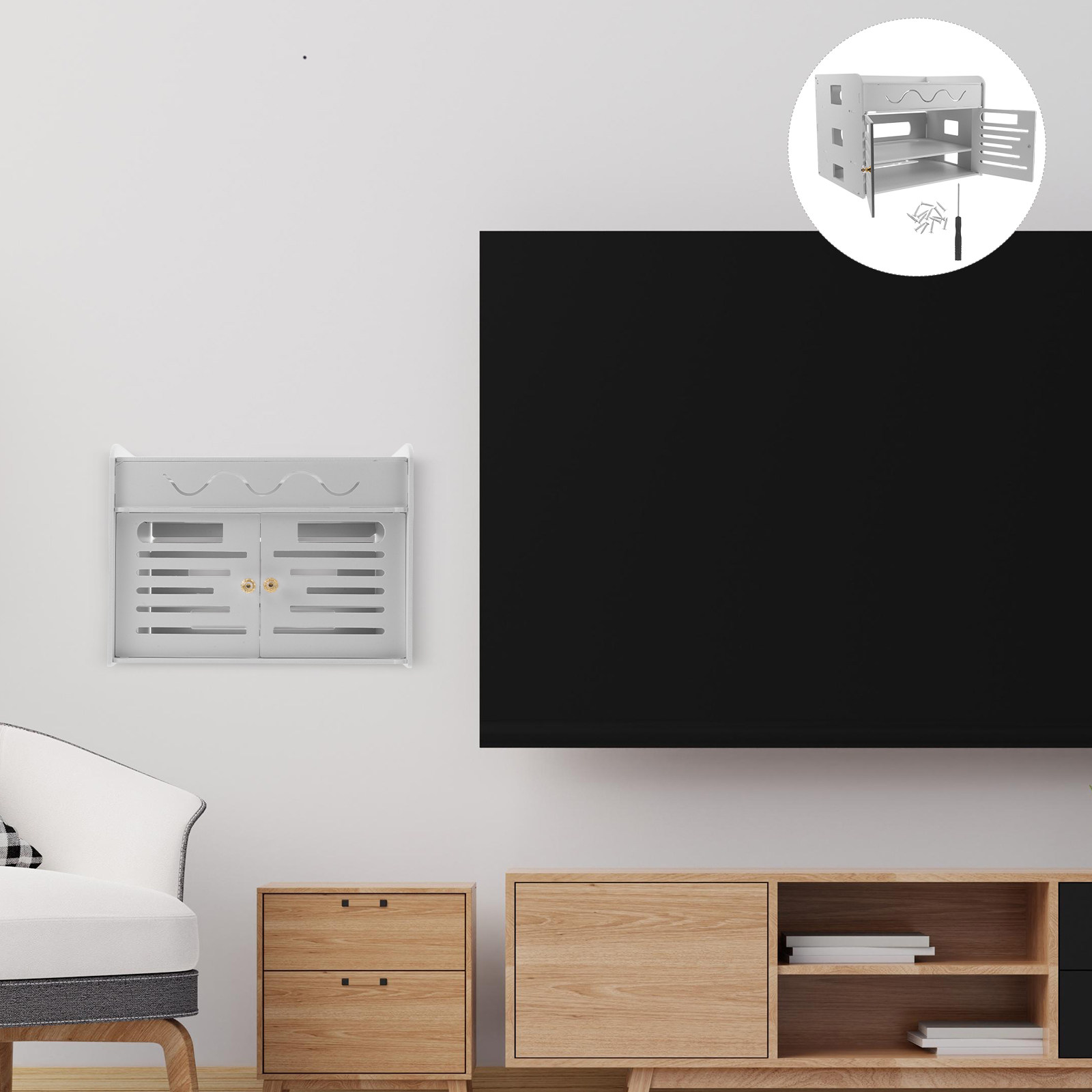 3-Layer WiFi Router Storage Bo - огляд і ціна Food Storage And Organizer