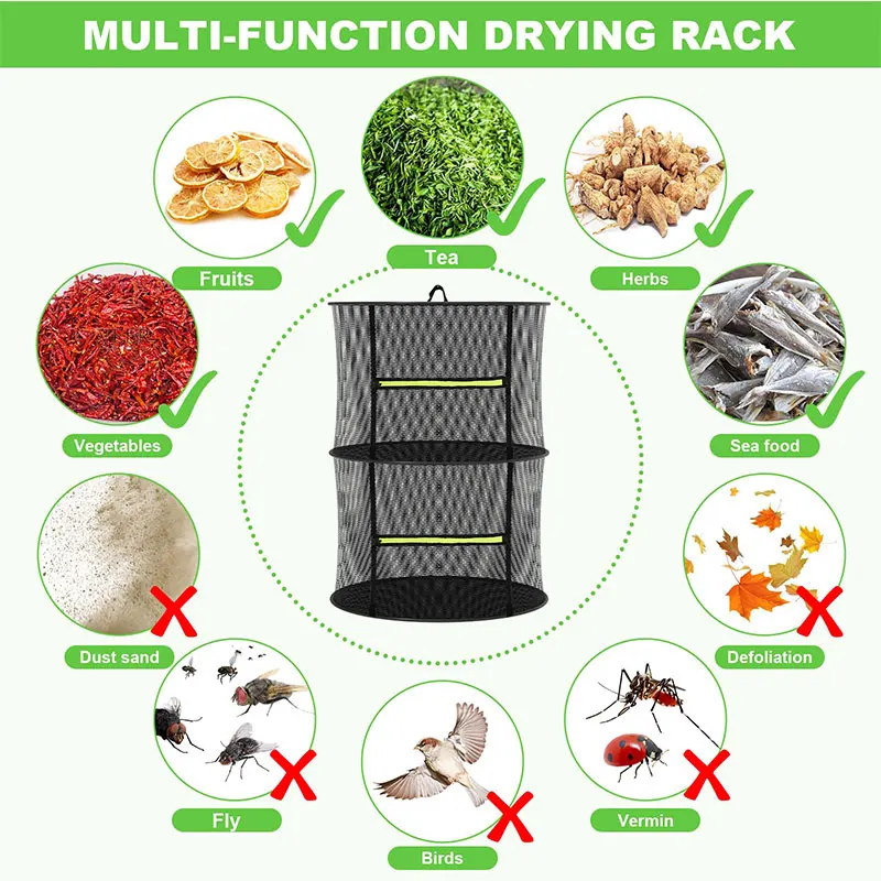 Food Drying Net Mesh Dryer for - огляд і ціна Food Storage Net