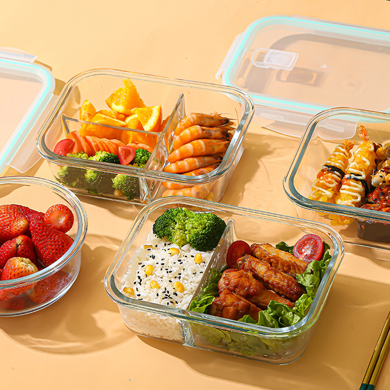 Glass Fresh-Keeping Box high B - огляд і ціна Food Storage Box Set