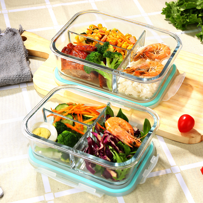 Glass Fresh-Keeping Box high B - огляд і ціна Food Storage Box Set