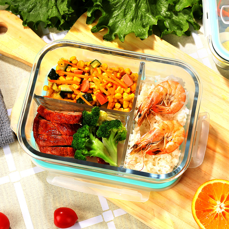 Glass Fresh-Keeping Box high B - огляд і ціна Food Storage Box Set