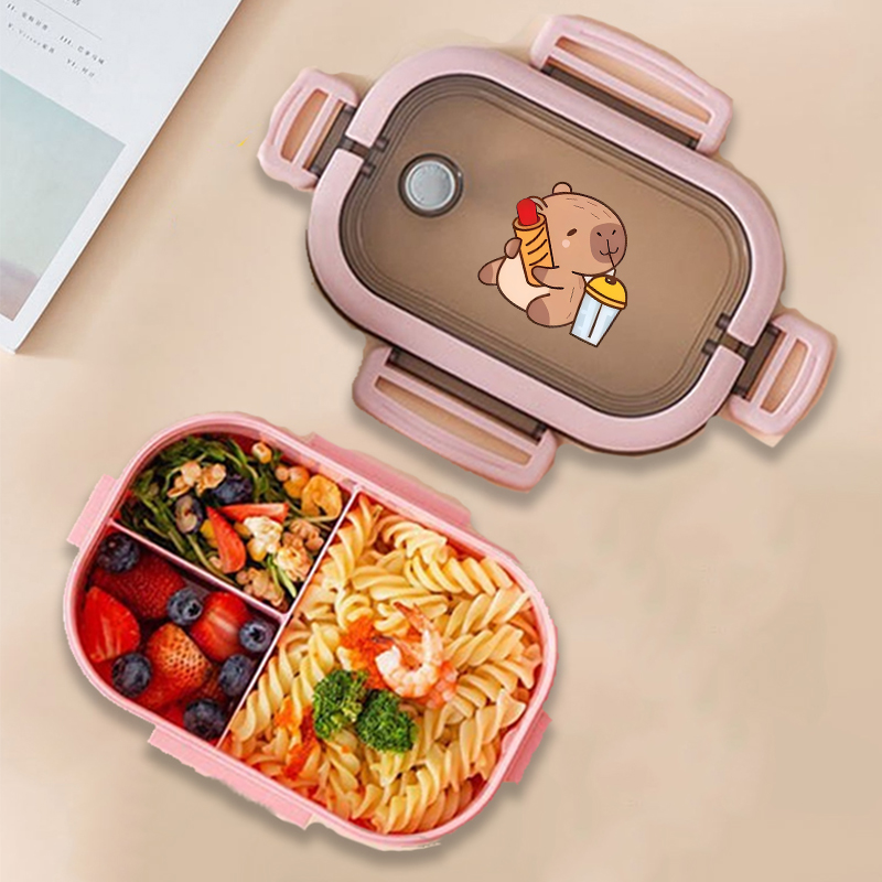 Capybara Bento Lunch Box Anime - огляд і ціна Food Storage In Room