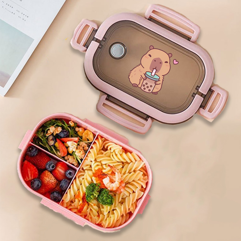 Capybara Bento Lunch Box Anime - огляд і ціна Food Storage In Room