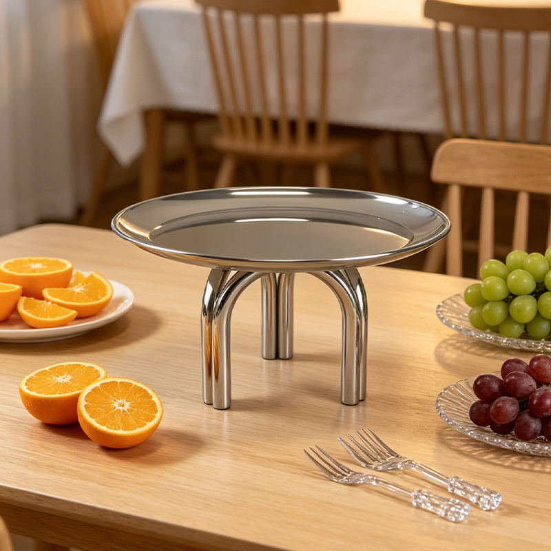 Tripod Stainless Steel Tray, M - огляд і ціна Food Storage Rack For Kitchen