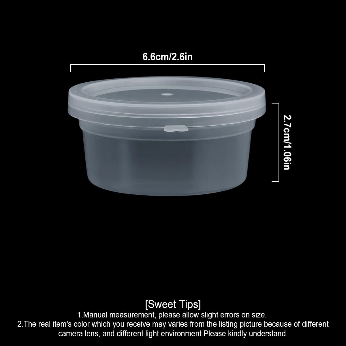 10/20/40 Pack Small Slime Cont - огляд і ціна Food Storage With Lids