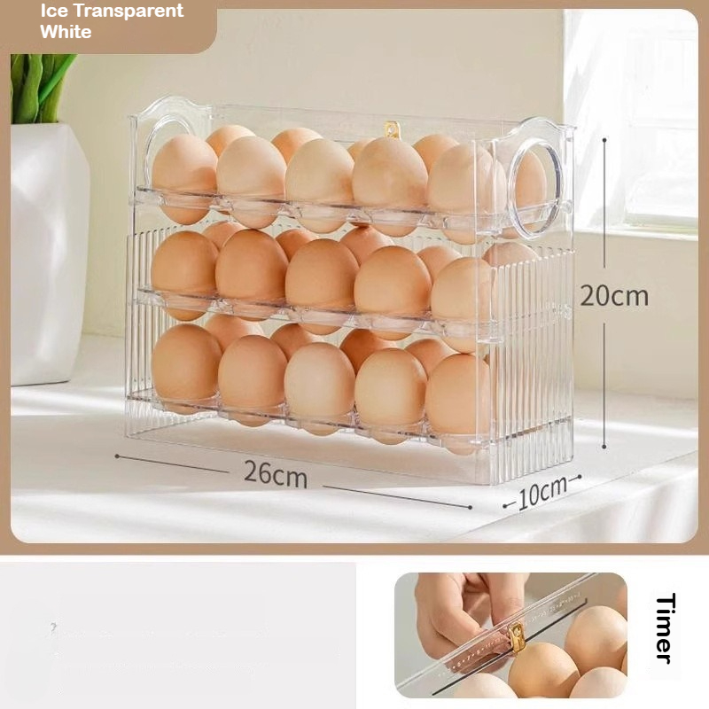 Automatic Rebound Egg Storage  - огляд і ціна Food Storage Rack For Kitchen