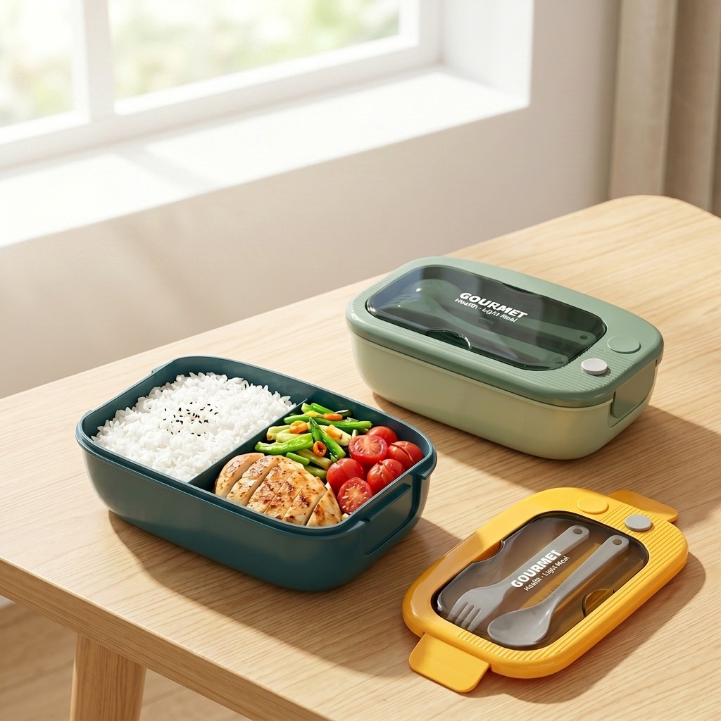 Microwavable Plastic Bento Box - огляд і ціна Food Storage 30 Years