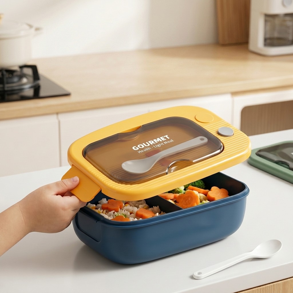 Microwavable Plastic Bento Box - огляд і ціна Food Storage 30 Years