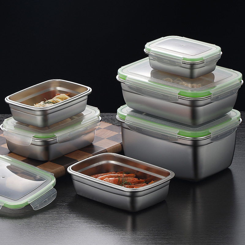304 Stainless Steel Lunch Box  - огляд і ціна Food Storage Box Set