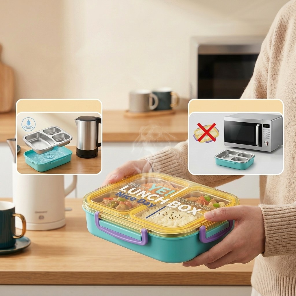 Microwavable 304 Stainless Ste - огляд і ціна Food Storage 30 Years
