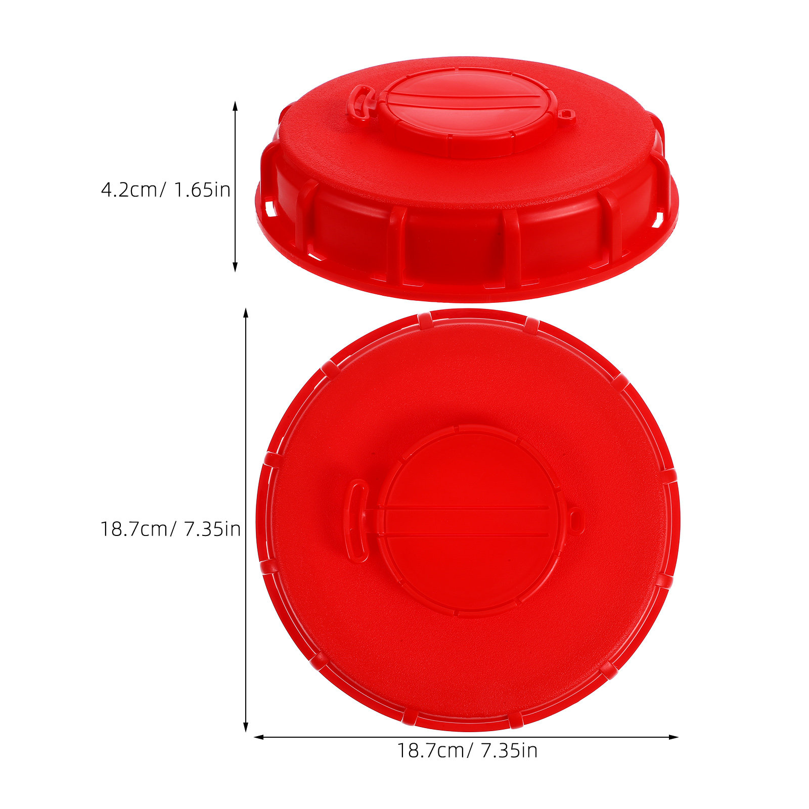 Ibc Tote Lid Red 16.2cm ABS Ve - огляд і ціна Food Storage With Lids