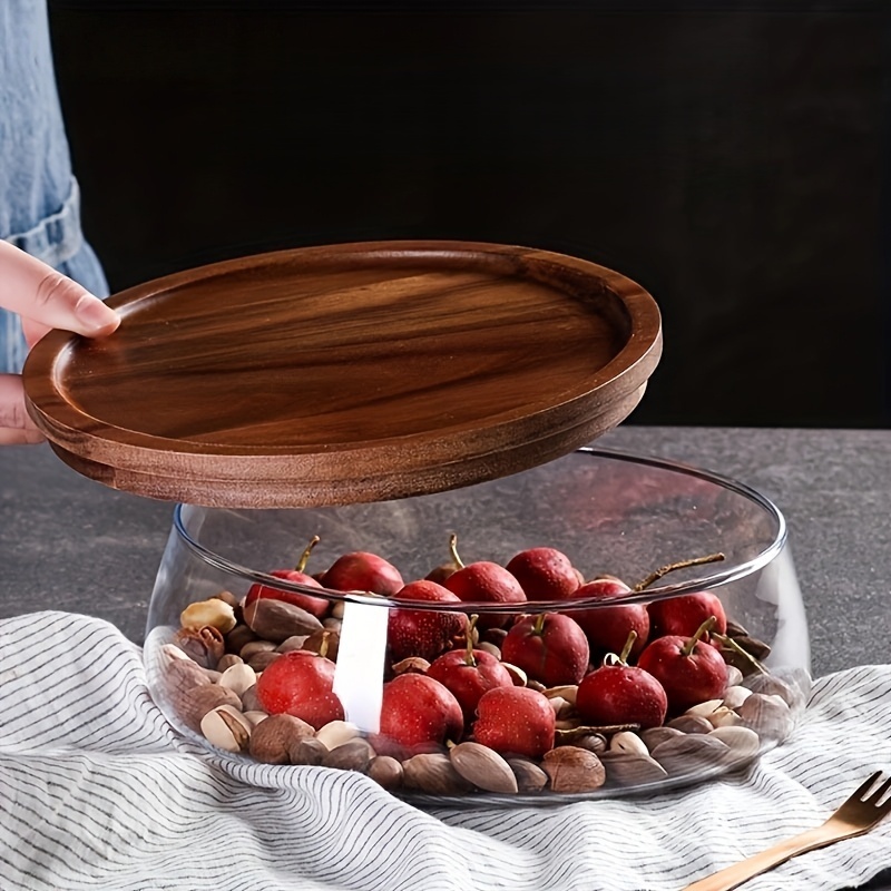 Glass Canisters with Wooden Li - огляд і ціна Food Storage Lidl