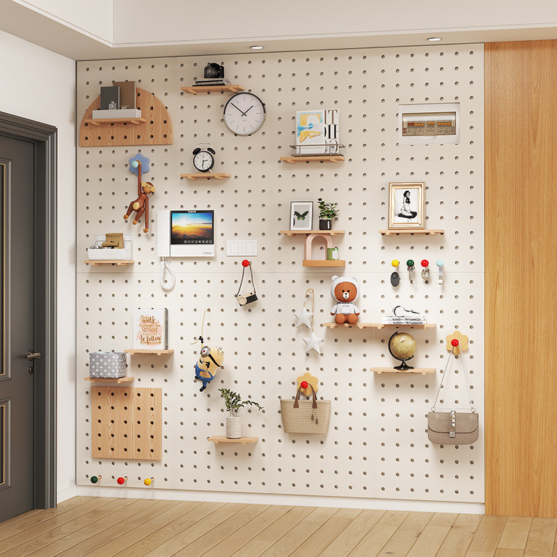 Solid Wood Nordic Pegboard Wal - огляд і ціна Food Storage And Organizer