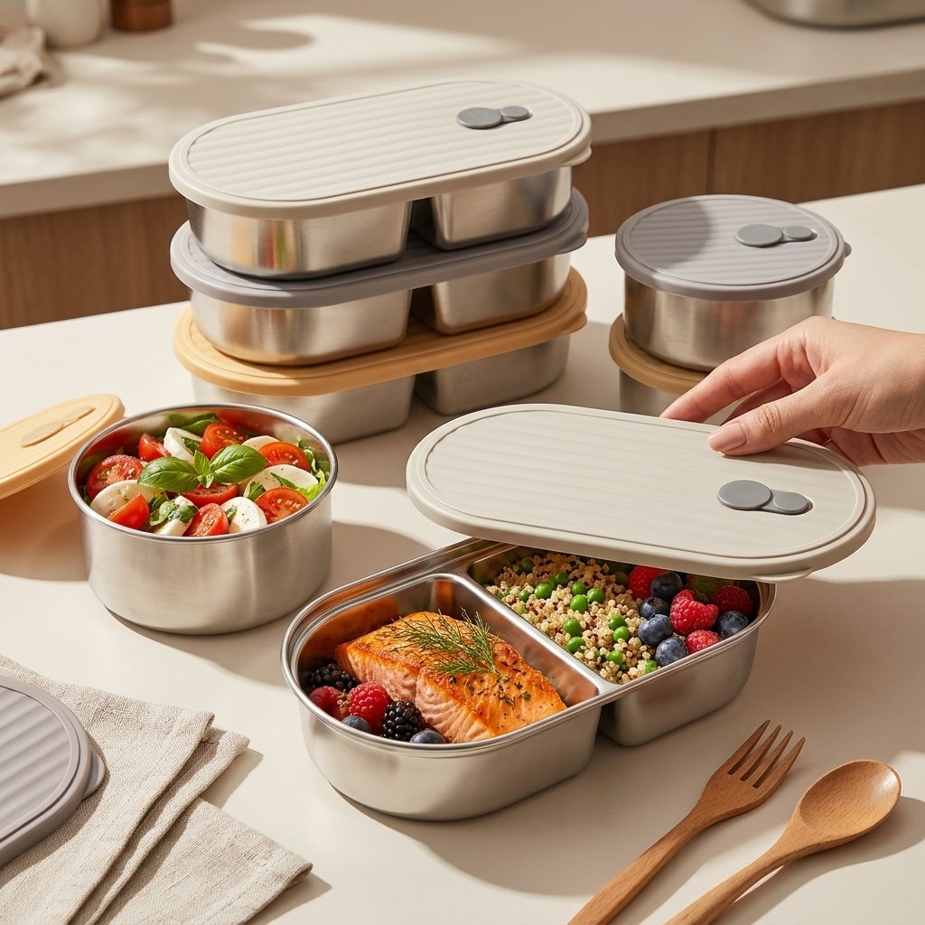Microwave Safe 304 Stainless S - огляд і ціна Food Storage 30 Years