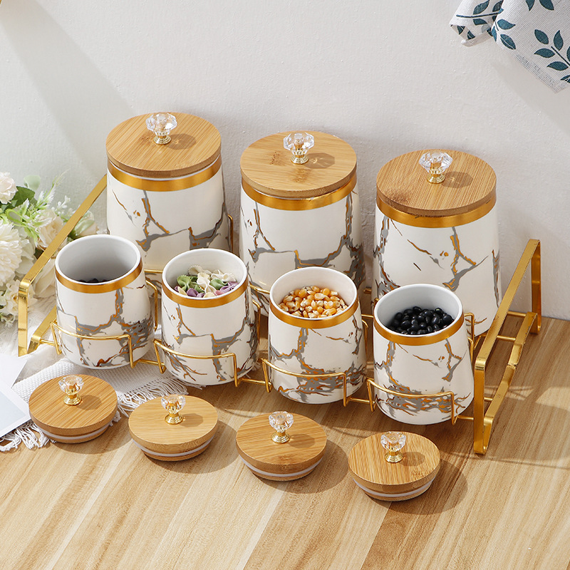 Kitchen Supplies Golden Marble - огляд і ціна Food Storage Rack For Kitchen