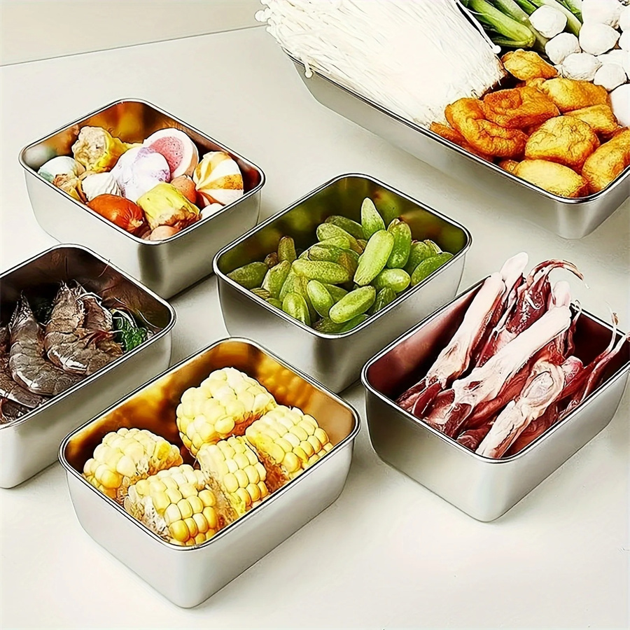 1/3/5pcs Stainless Steel Food  - огляд і ціна Food Storage Underground
