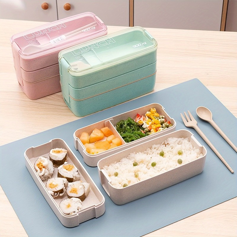 Portable Bento Box, 3-layers L - огляд і ціна Food Storage 30 Years