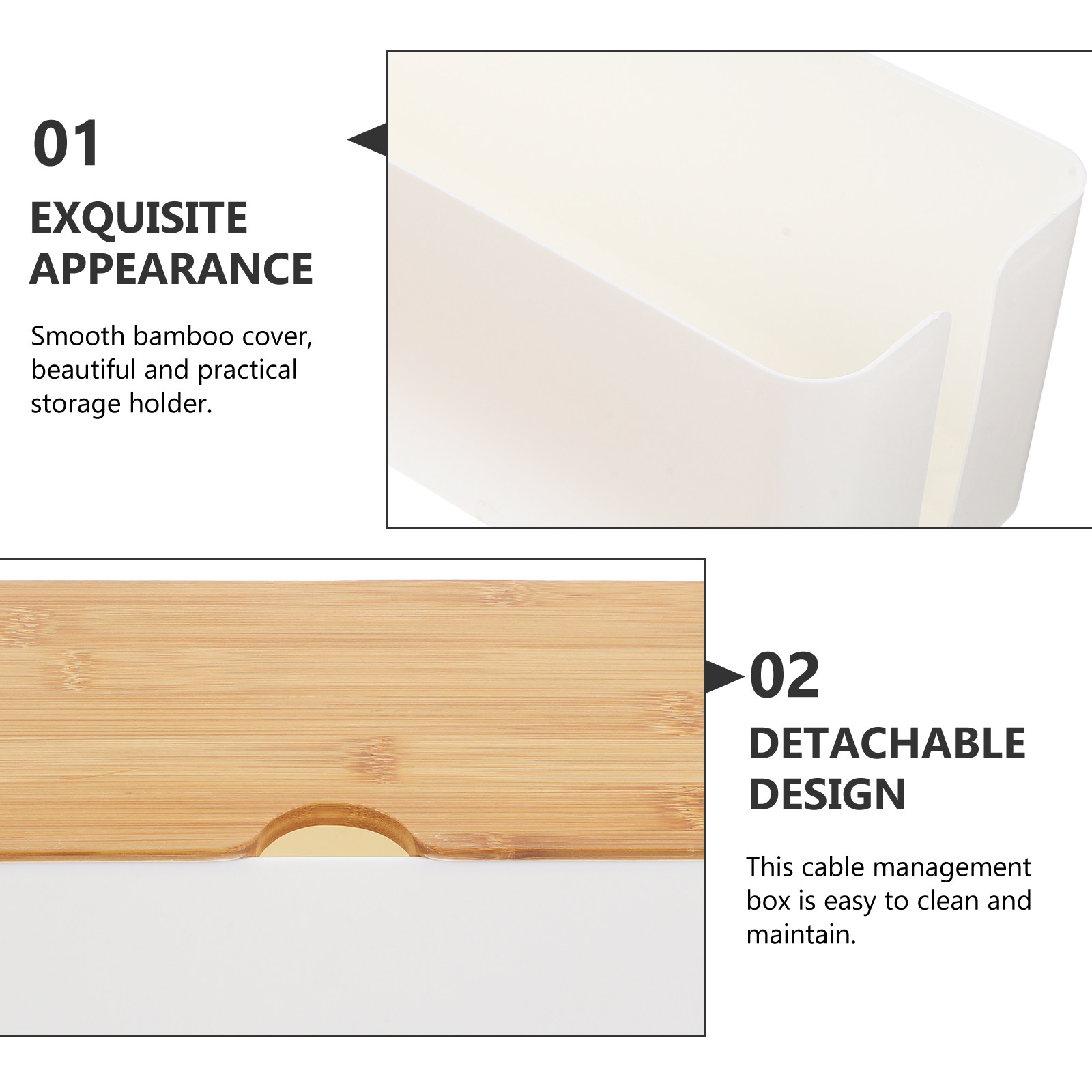 Cable Management Box Cord Orga - огляд і ціна Food Storage Management