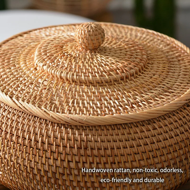 Handwoven Rattan Storage Box W - огляд і ціна Food Storage Underground